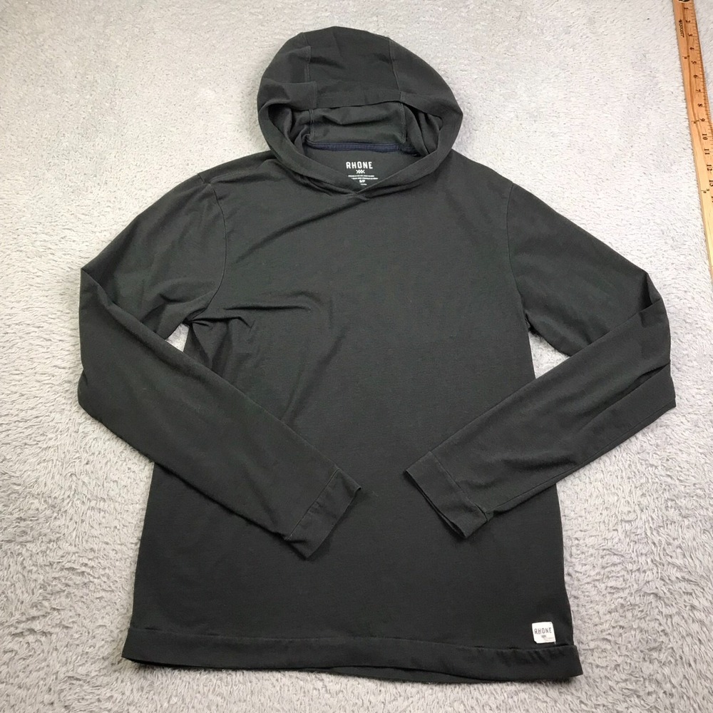 Rhone Element Lounge Hoodie Mens S Black Performance Pullover